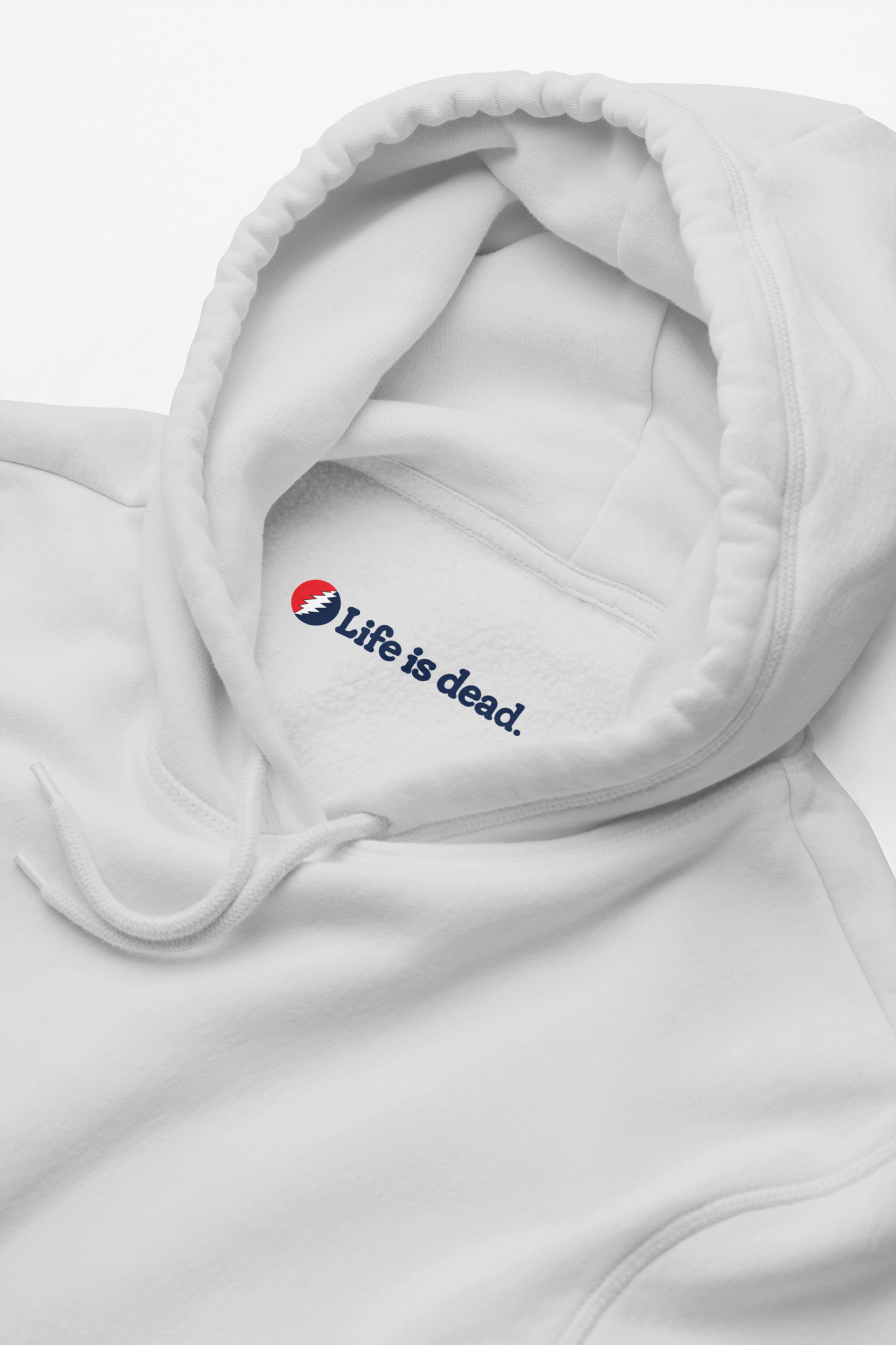 Life is dead Neck Label Hoodie